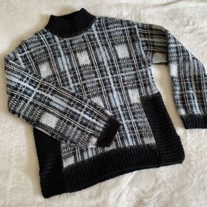 Nine West Fuzzy Turtleneck Sweater, size S